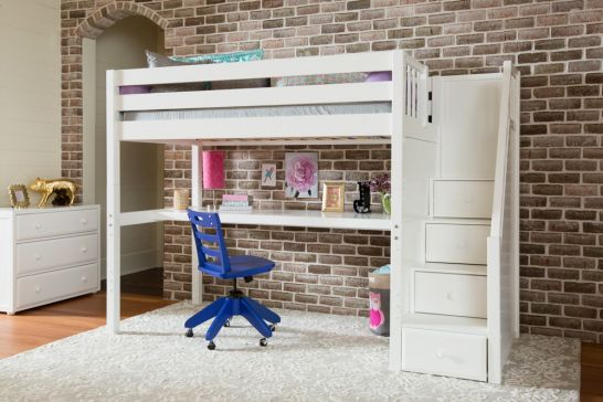 Loft Bed with Desk – Different Shapes插图