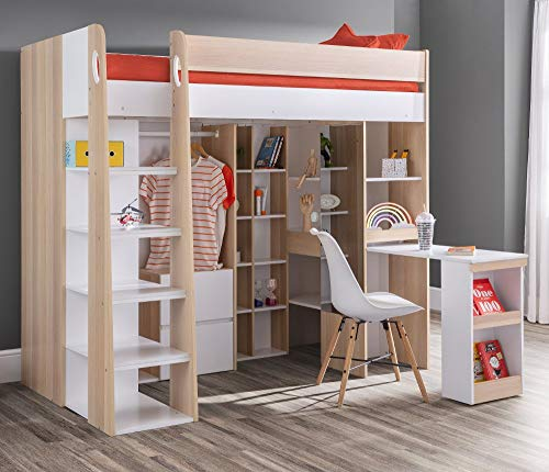 Bunk Bed With Desk – Safety Features插图