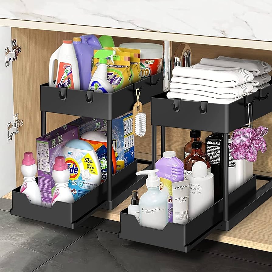 Prevents Water Damage: Under-Sink Organizers for Cabinet Protection插图