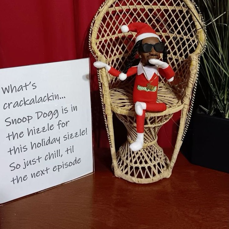 Discover Snoop Dogg's unique take on Elf on the Shelf. 