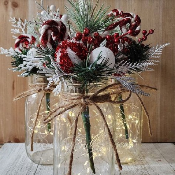 creative DIY Christmas vase ideas