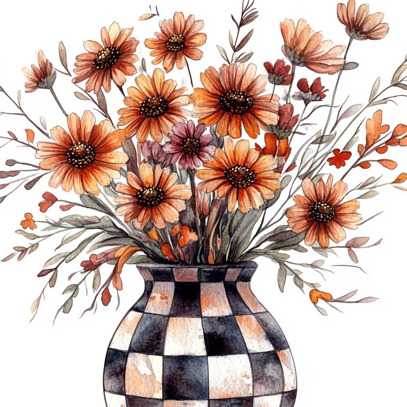 vase drawing