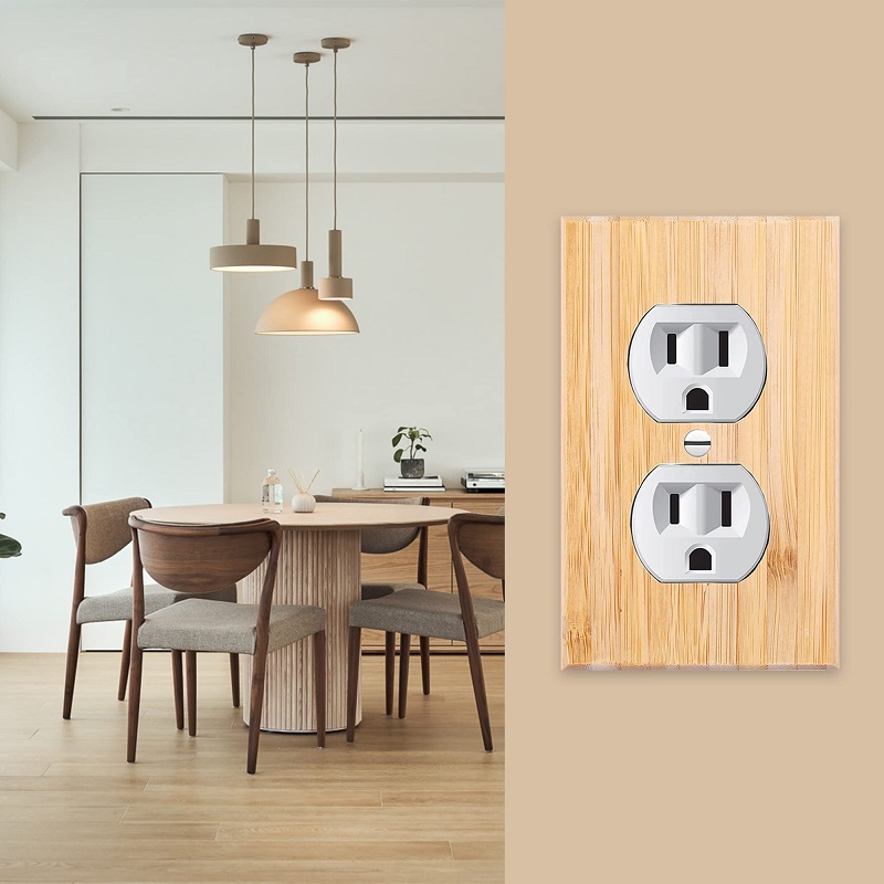 wooden outlet covers