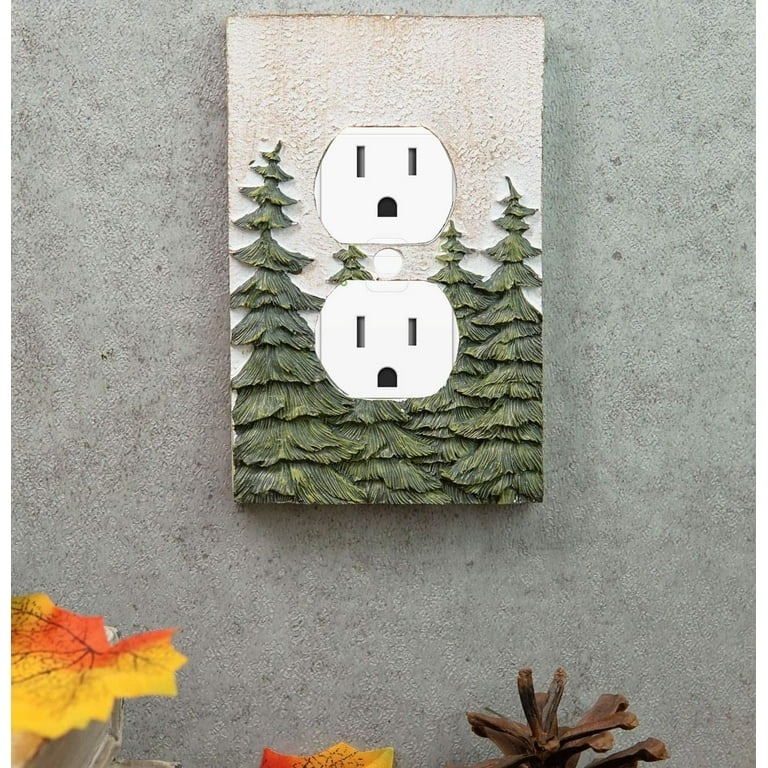 rustic outlet covers