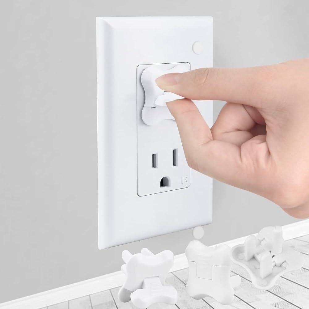 white outlet covers