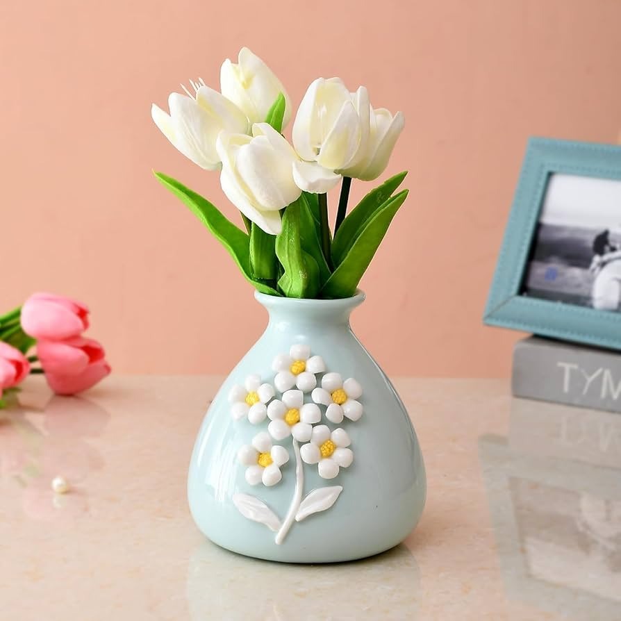 ceramic flower vase